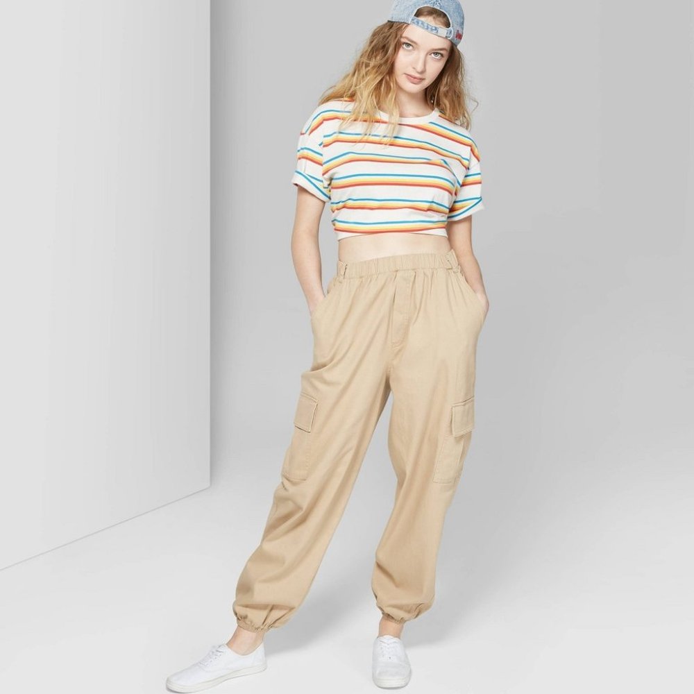 Wild Fable - High-Rise Baggy Cargo Pants